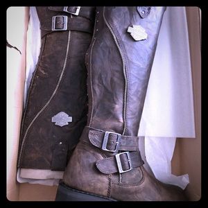Harley Davidson Sennett boots size 8